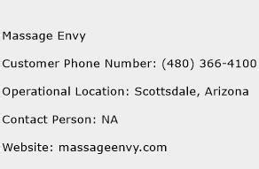 phone number for massage envy